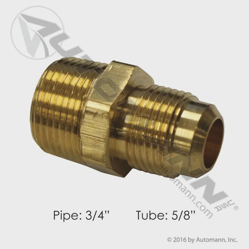 177.84810E - Male Connector 5/8in SAE X 3/4in Pipe