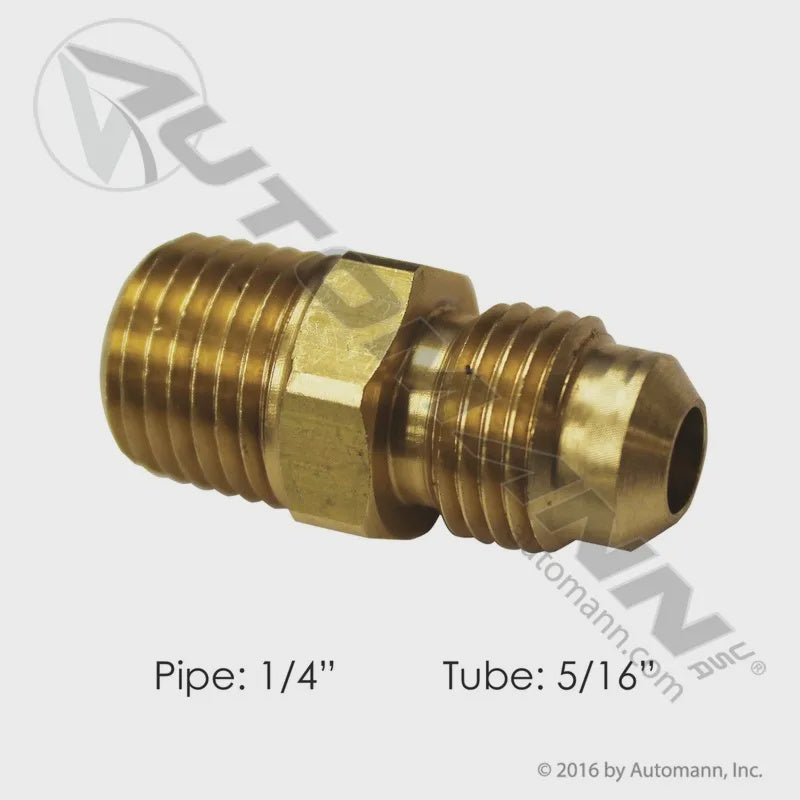 177.8485B - Male Connector 5/16in SAE X 1/4in Pipe