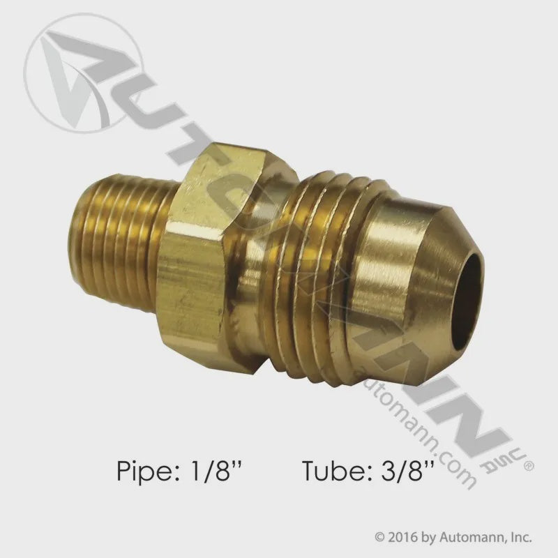 177.8486A - Male Connector 3/8in SAE X 1/8in Pipe