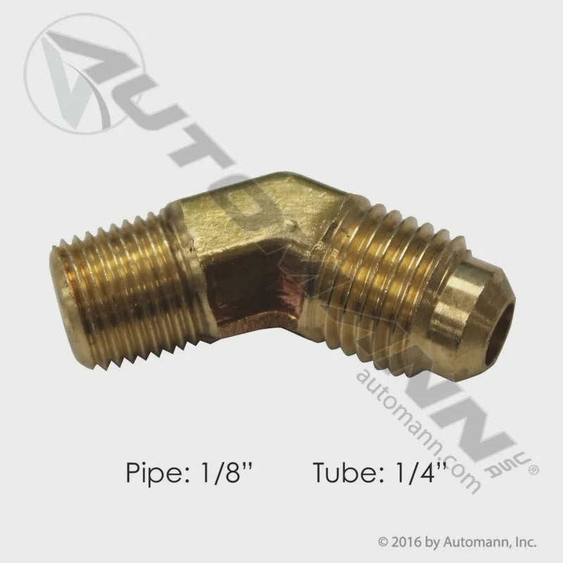 177.8544A - Male Elbow 45 DEG 1/4in SAE X 1/8in Pipe
