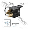 178.2541 - Relay Mini - 5 Pin 12V 40/30A SPDT