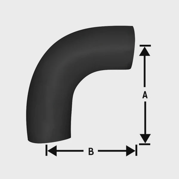 HOSE (2-1/2in ID) (A 5-1/2in) (B 6-1/2in)