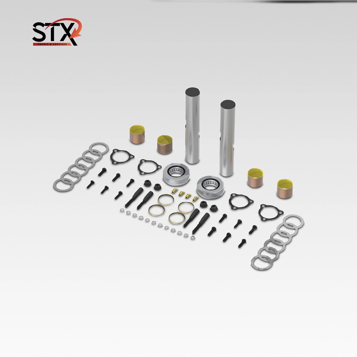 460.246C king pin kit front axle composite bushing replacement R201315 1665531C91 heavy duty truck