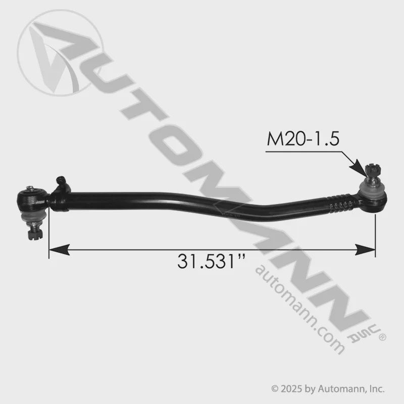 463.DS9667 - Drag Link 31.531in C to C Volvo