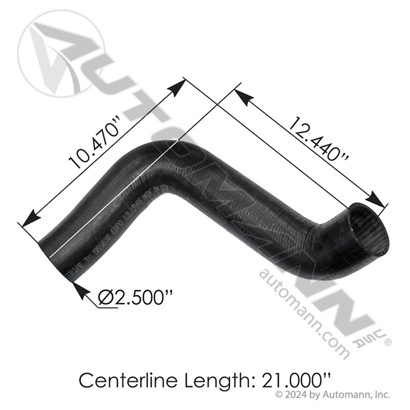 561.46657 - Coolant Hose Upper Freightliner 2.5" ID