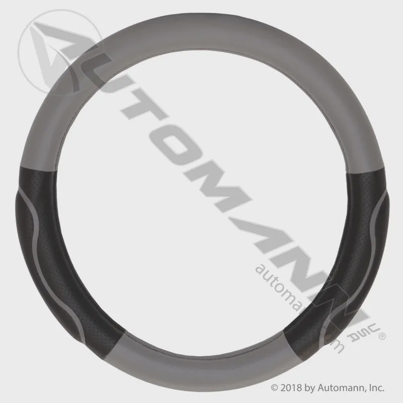 562.99007SWC - Steering Wheel Cover Black/Grayf
