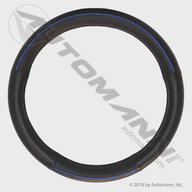 562.99009SWC-B - Steering Wheel Cover Black/Blue
