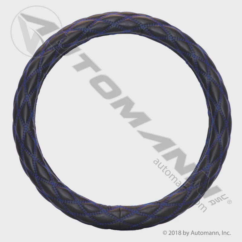 562.99010SWC-B - Steering Wheel Cover Black/Blue