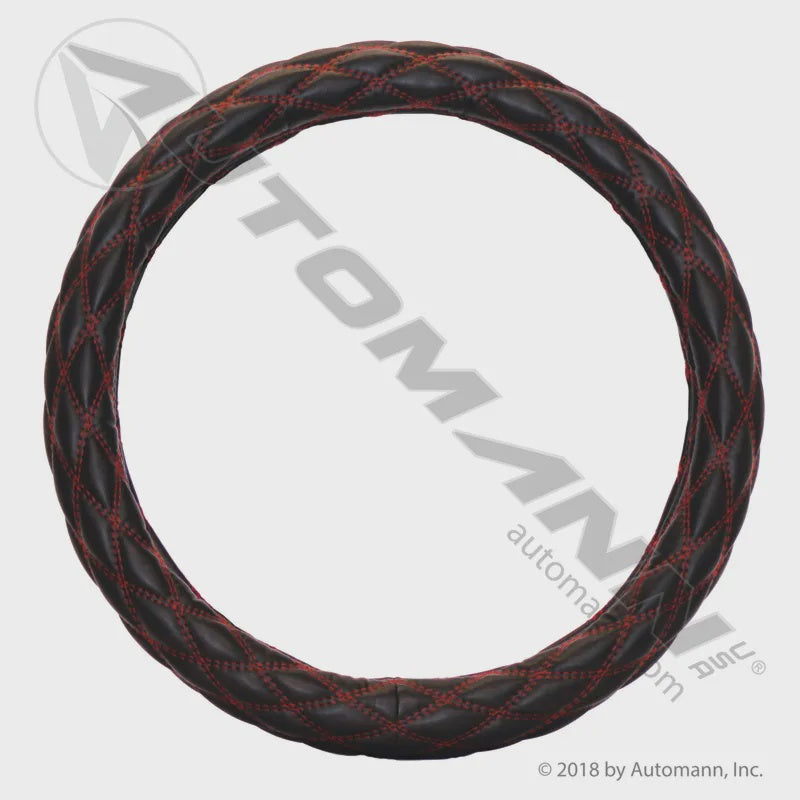 562.99010SWC-R - Steering Wheel Cover Black/Red