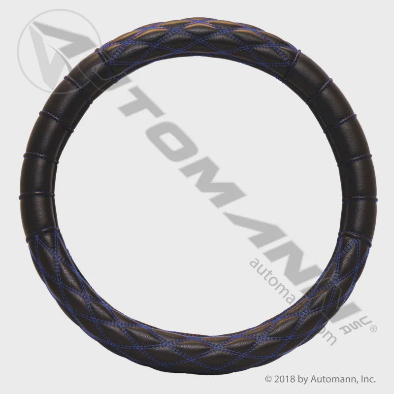 562.99011SWC-B - Steering Wheel Cover Black/Blue