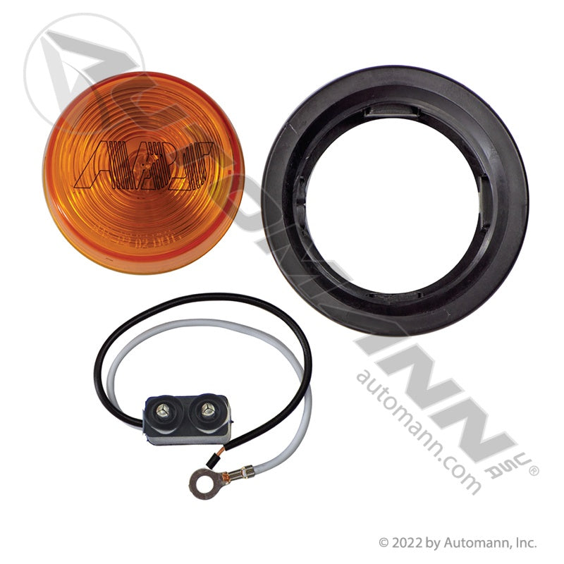 571.LG10ABS-K - 2.5 in. Amber ABS Marker Light Kit