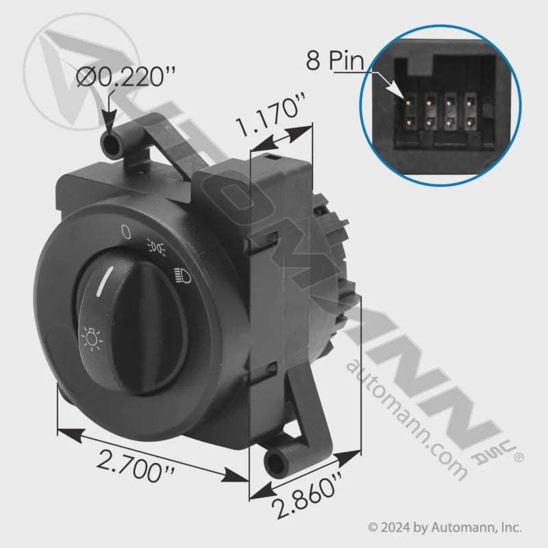 577.46600 - Headlamp Switch Freightliner