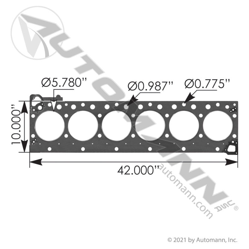 840.HS909098 - Cylinder Head Gasket Cummins ISX