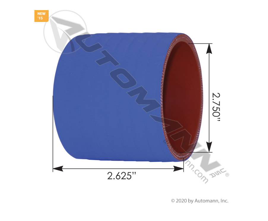 561.99607 - Hose EGR Cooler Detroit 2.75"x2.6"