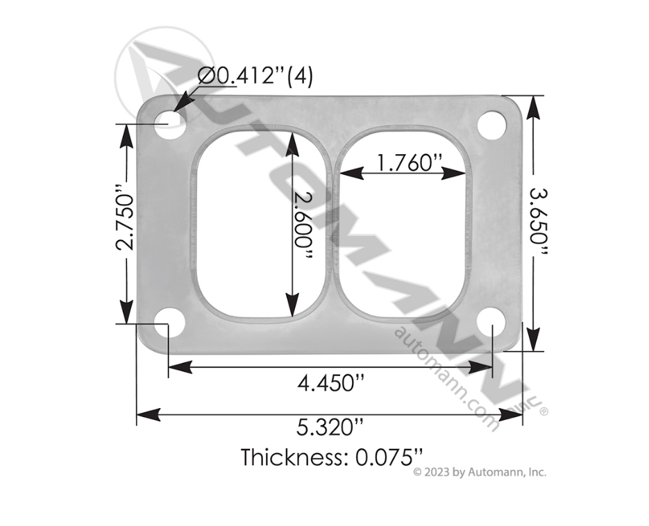 840.TM994295 - Turbo Mounting Gasket Caterpillar