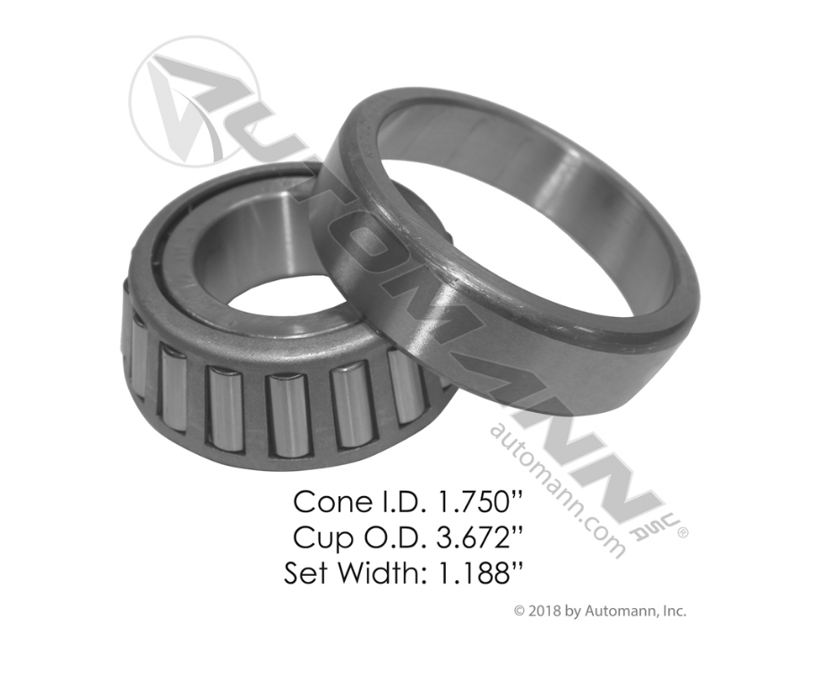182.406 - Wheel Bearing Kit 3720/3782 for Universal Applications Ensuring Optimal Wheel Performance