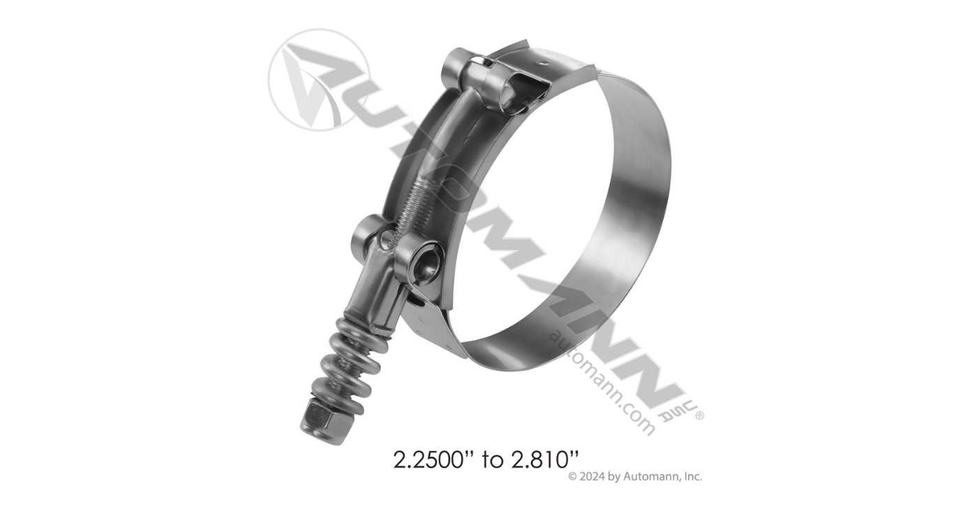 561.23250-B - Spring T-Bolt Clamp 2.5in to 2.81in Breeze (B9226-0250B)