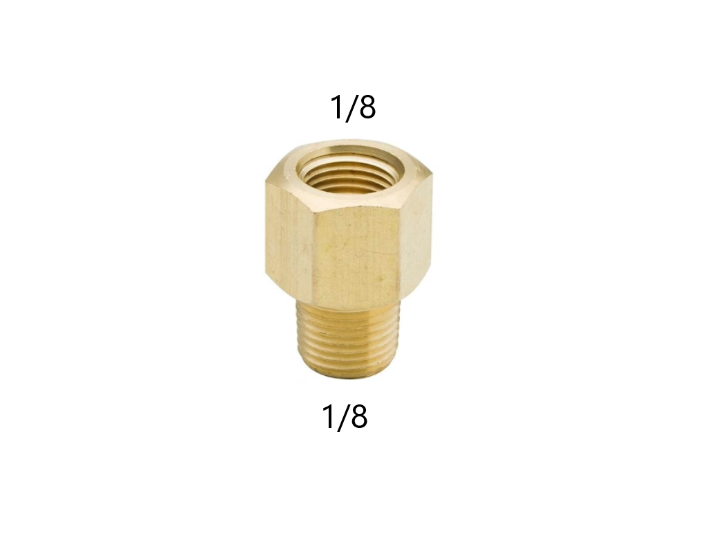 RP4006-M4-F4 - Pipe Fitting Adapter (F1/8xM1/8)