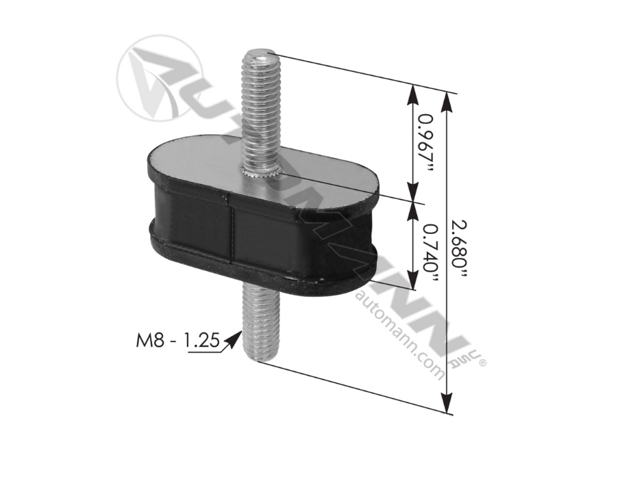 M46804 - Isolator Air Cleaner Freightliner