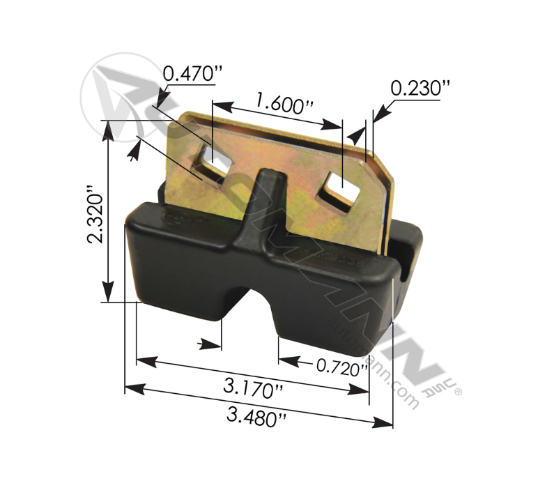 HLK2005 - Hood Support Bushing Freightliner ( A1713666000)