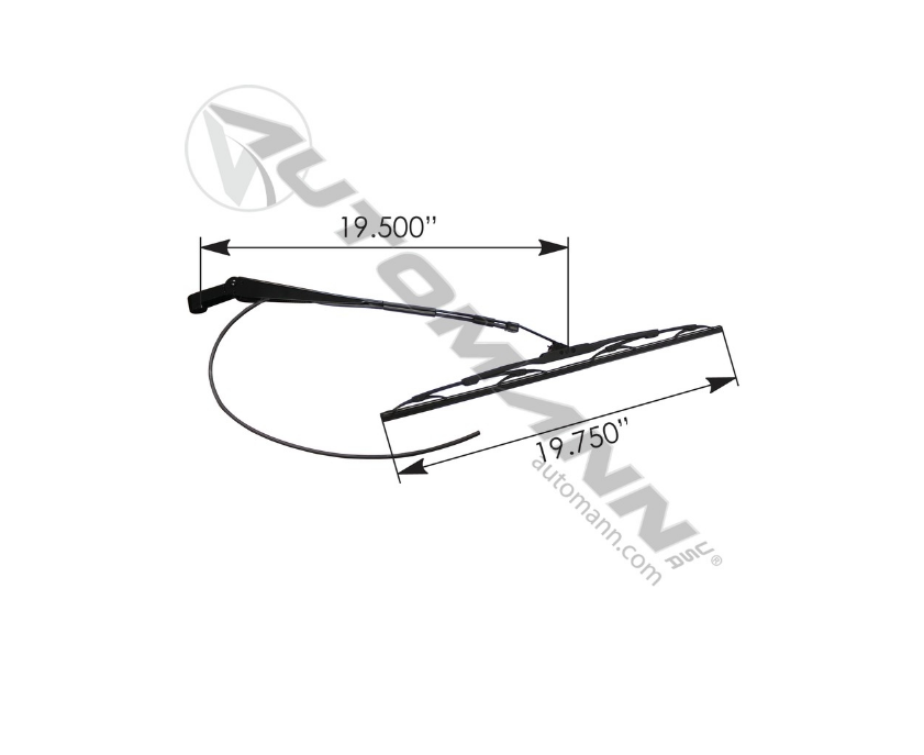 HLK7010 - Wiper Arm Assembly Peterbilt ( GS4911)