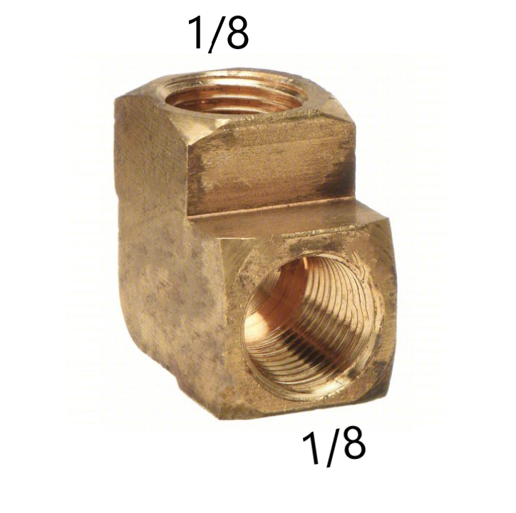 Pipe Fitting 90° Elbow (F1/8xF1/8)