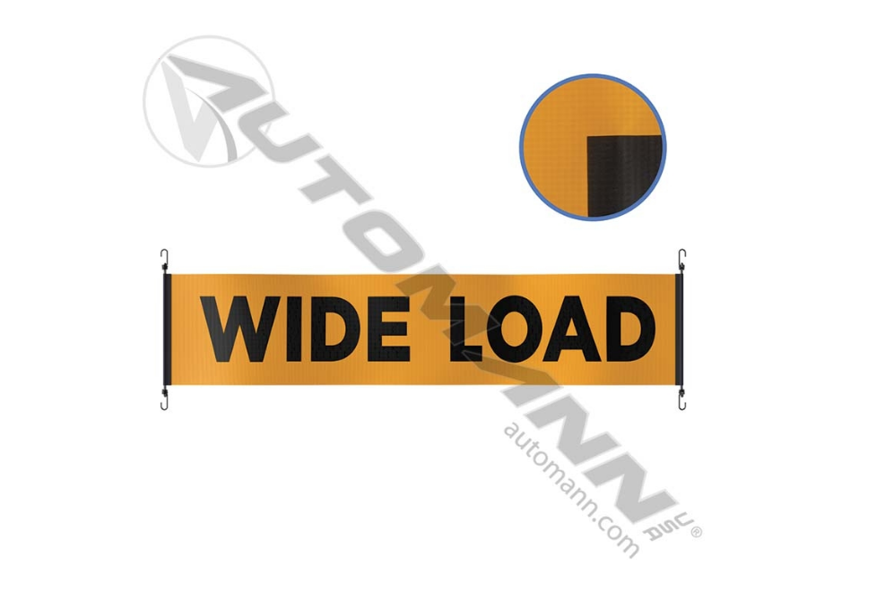 571.SB125V - Banner 84in X 18in Wide Load Vinyl