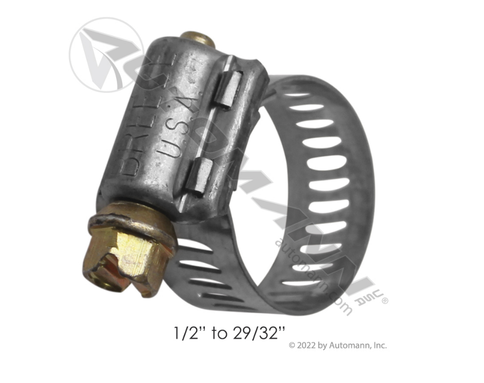 561.20008-B - Hose Clamp 0.50in to 0.91in Breeze (62008H, 62008, 32008)