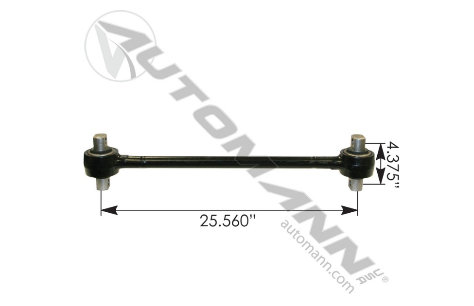 TMR532B - Torque Rod Rebushable 25.563 Peterbilt (923230, 943711)