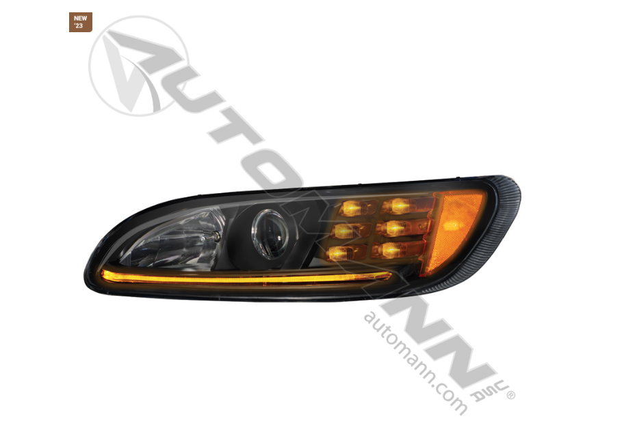 564.75098DB - Headlamp LED LH Peterbilt 386/387