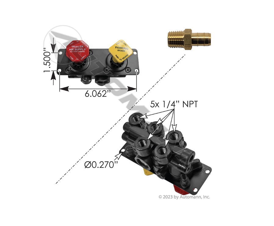 170.800445 - MV3 Type Dash Control Module (Ref. # 800445, 5004463, 5004464)