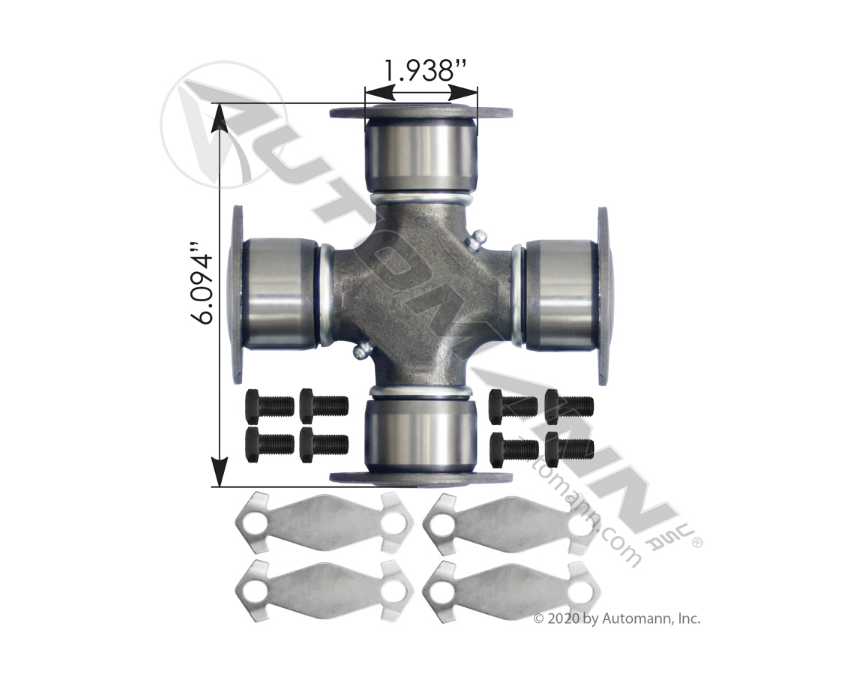 752.5280X - U Joint - 1710 Series - BP Type (Ref. # 5-280X, 5-0280, M280X)