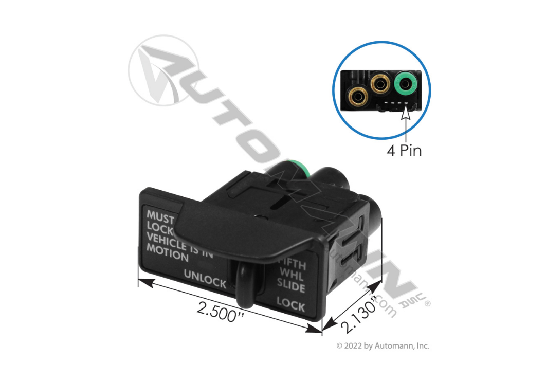 170.1251GT - Air Rocker Fifth Wheel Slide (Ref. # 3270-2, 32702)