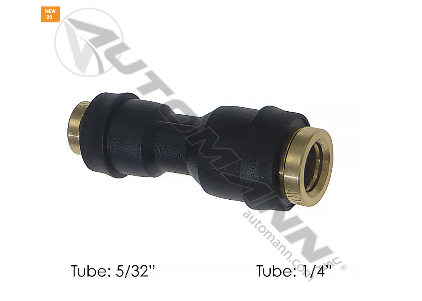 177.12C62425 - PLC Union Connector DOT 5/32in X 1/4in (Ref. # 016623, S762PMT5324)