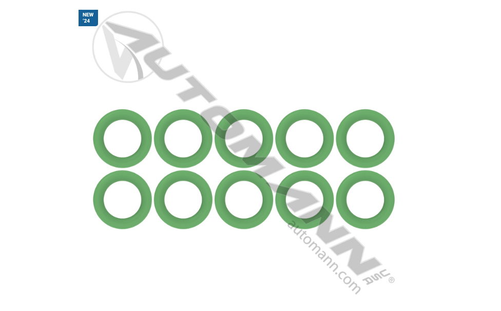 830.52204G-10 - AC O-Ring No 4 HNBR Green 10pk Ref. # 0008, 16-4204, 3949477, 2799013, 70R5057