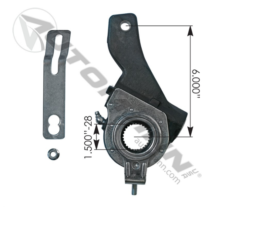 135.S2830 - Haldex Type S/Setting Slack Adjuster 6in, Ref. # 40126234, 40020234, 40920023, M808029
