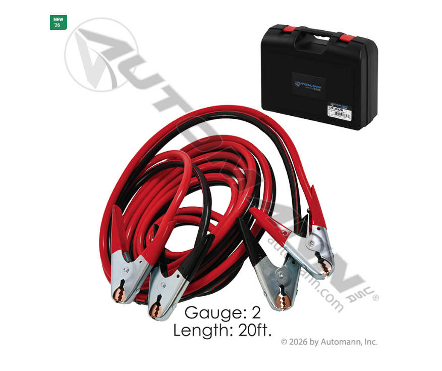 178.3092H - Booster Cables Dual 2 GA 20FT, Ref. # 7BC202