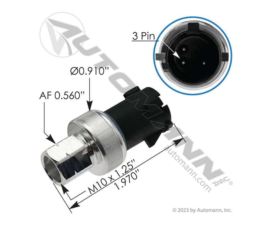 577.46624 - Binary Pressure Switch Freightliner, Ref. # 2260646000, 2CP551, 1314
