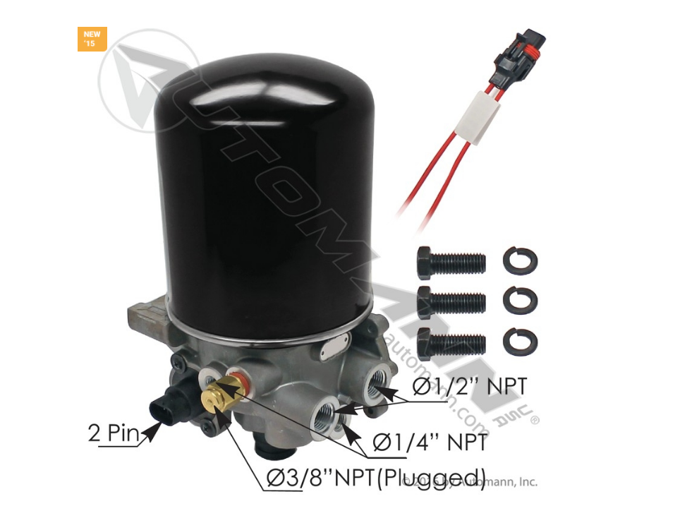 170.955300 - Air Dryer Wabco SS1200P Type 12V-100W, Ref. # R955300, 4006110590