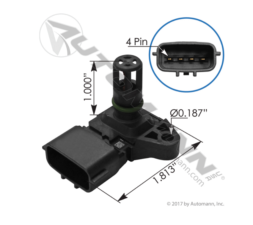 577.90526 - Turbo Boost Air Temp Sensor Cummins, Ref. # 2897334