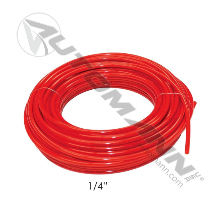 177.5004R - Nylon Tubing 1/4in OD, Red, Ref. # 1924051, 451030R, 811014100R, 020154