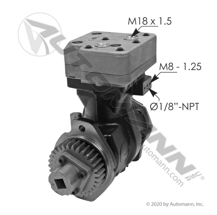 170.AC530197 - Air Compressor Wabco SS318 Type, Ref. # 9111530197, 3687343, 4318220RX