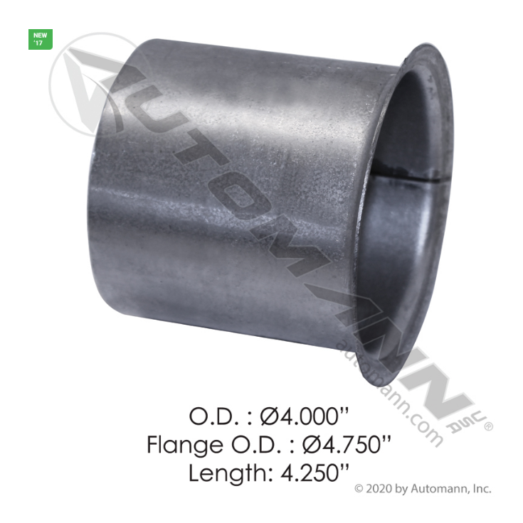 562.U14751A - Flared Exhaust Adapter 4.750in ALZ, Ref. # T4754, 41652, P206614