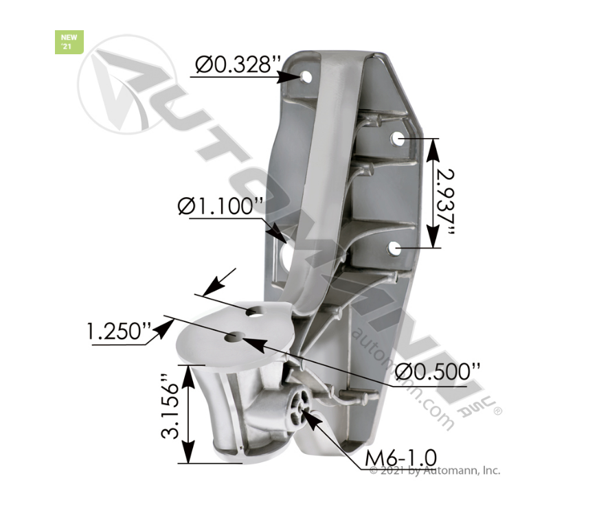 M17459L - Hood Support Bracket Freightliner P3