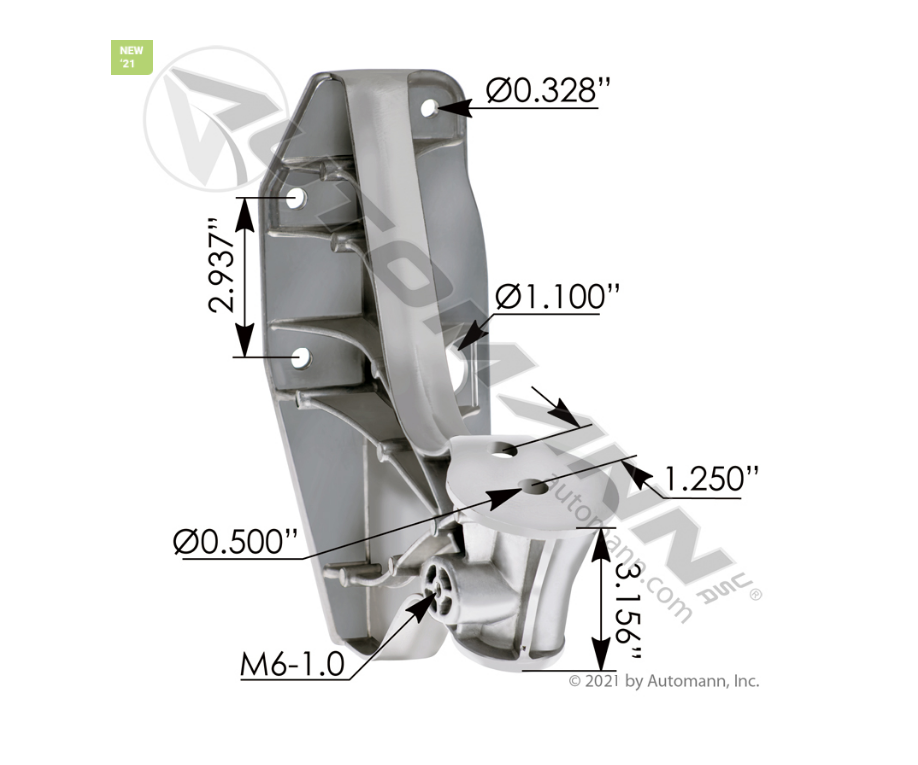 M17459R - Hood Support Bracket Freightliner P3