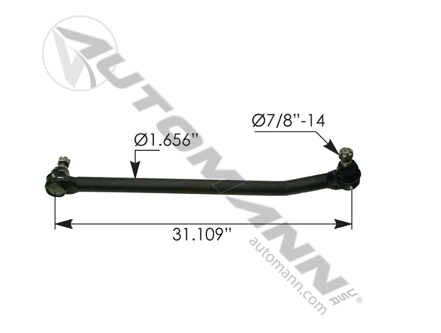 463.DS5960 - Drag Link 31.109in C to C Kenworth