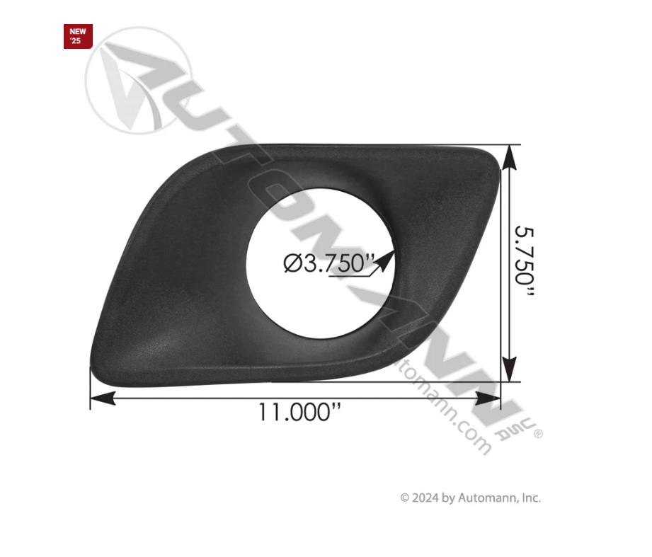 564.59089L - Fog Lamp Bezel LH T680
