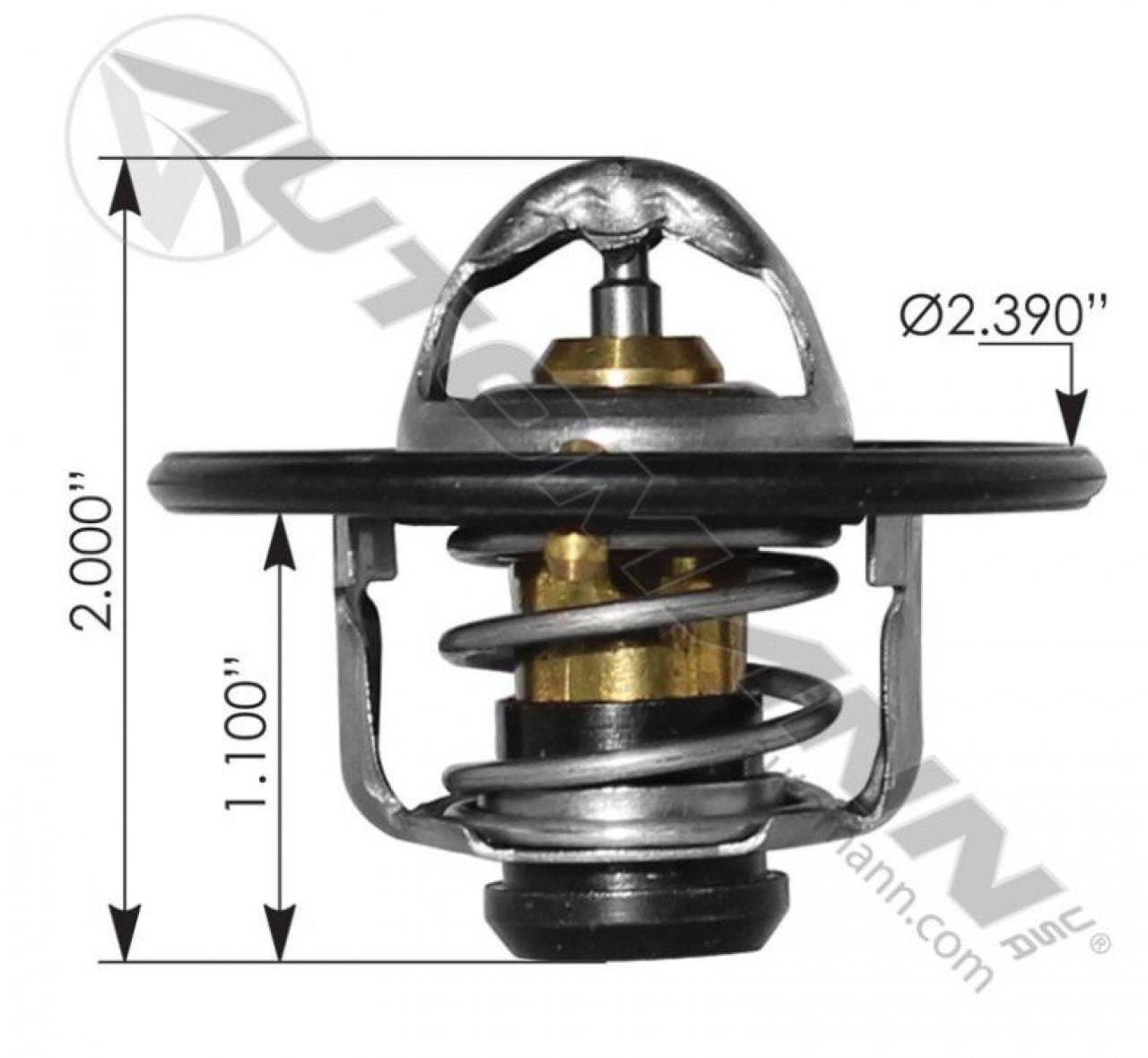 840.TH902744MA - Thermostat Insert for Optimal Temperature Regulation in Cummins Engines