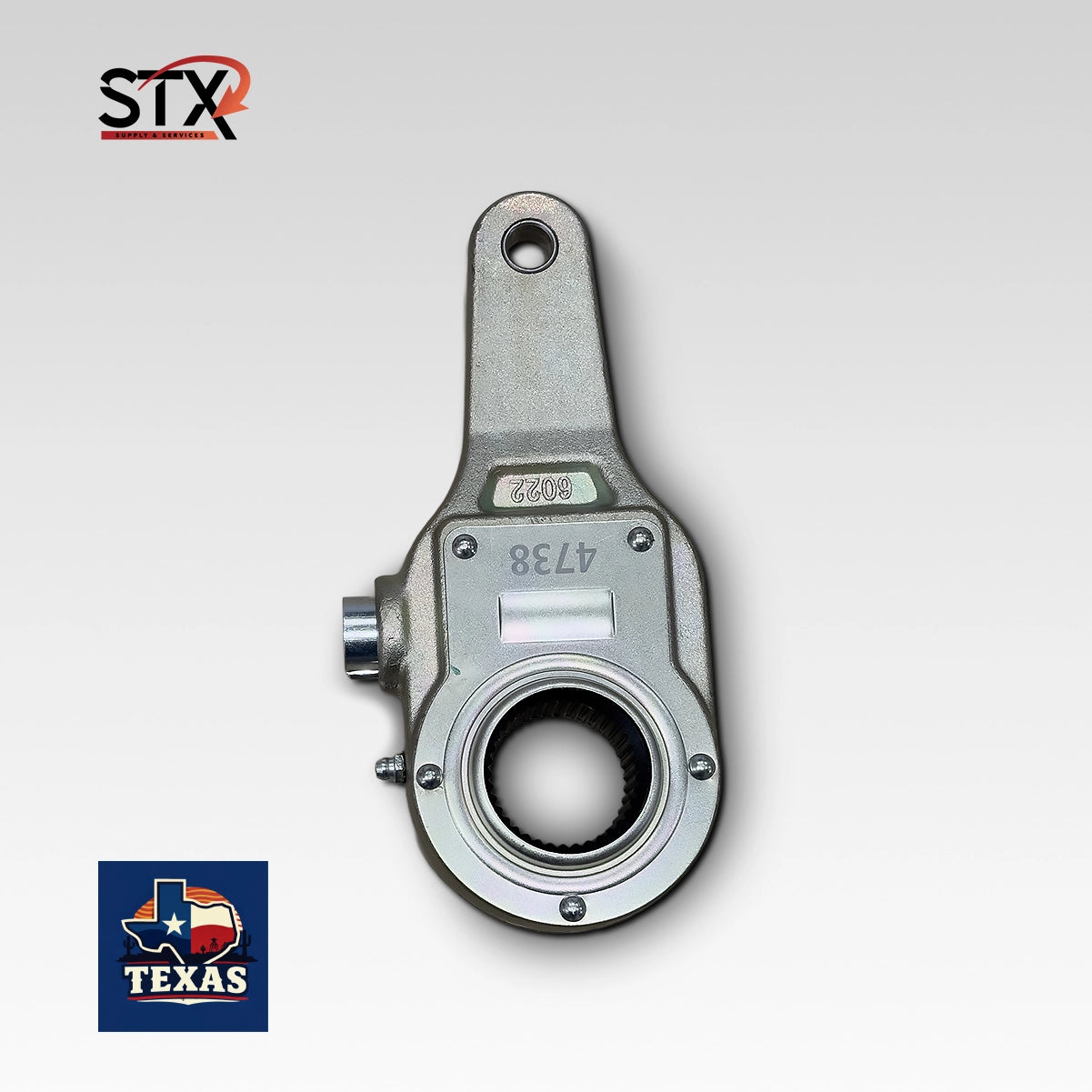 F224738 manual slack adjuster 1-5/8 inch 37 spline 6 inch heavy duty truck brake adjuster