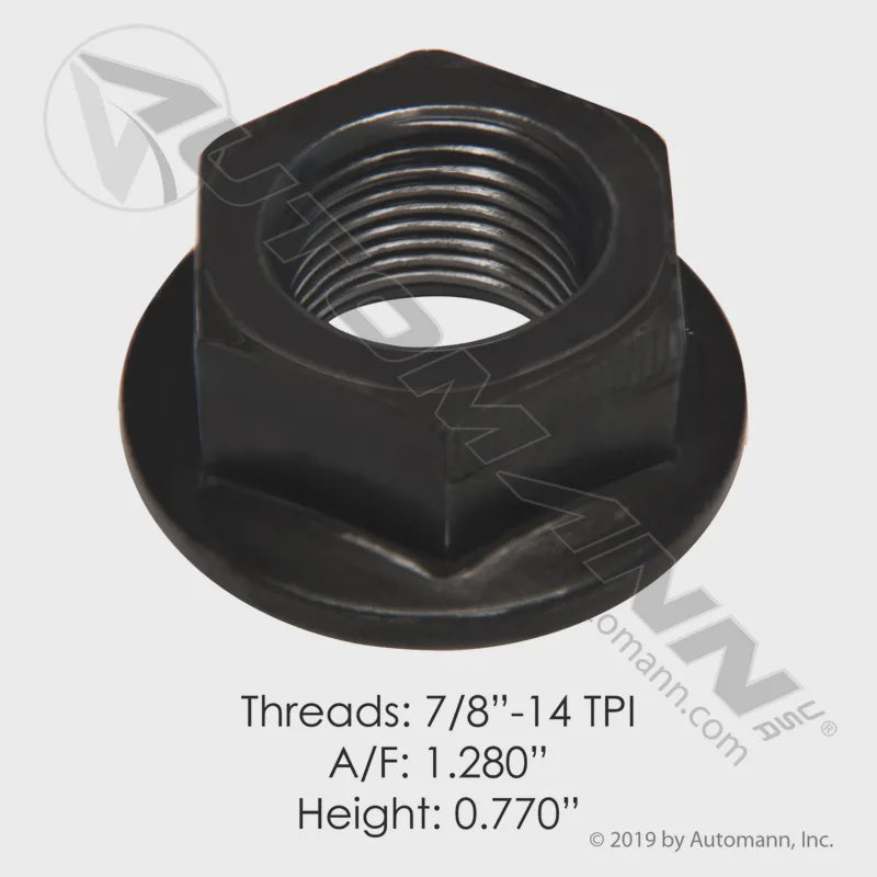 FLN106 - Flanged Lock Nut 7/8in-14